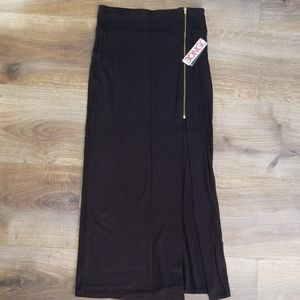 NWT Bongo Black Maxi Skirt